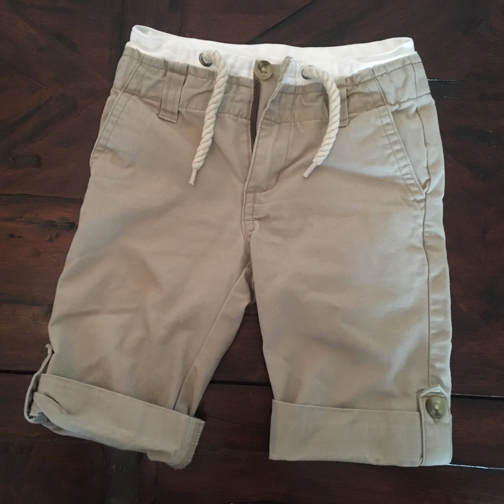 Janie and Jack, Roll-Cuff Oxford Short Pant 12-18m